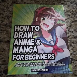Shinjuku Press How to Draw Anime & Manga for Beginners - Green Cover